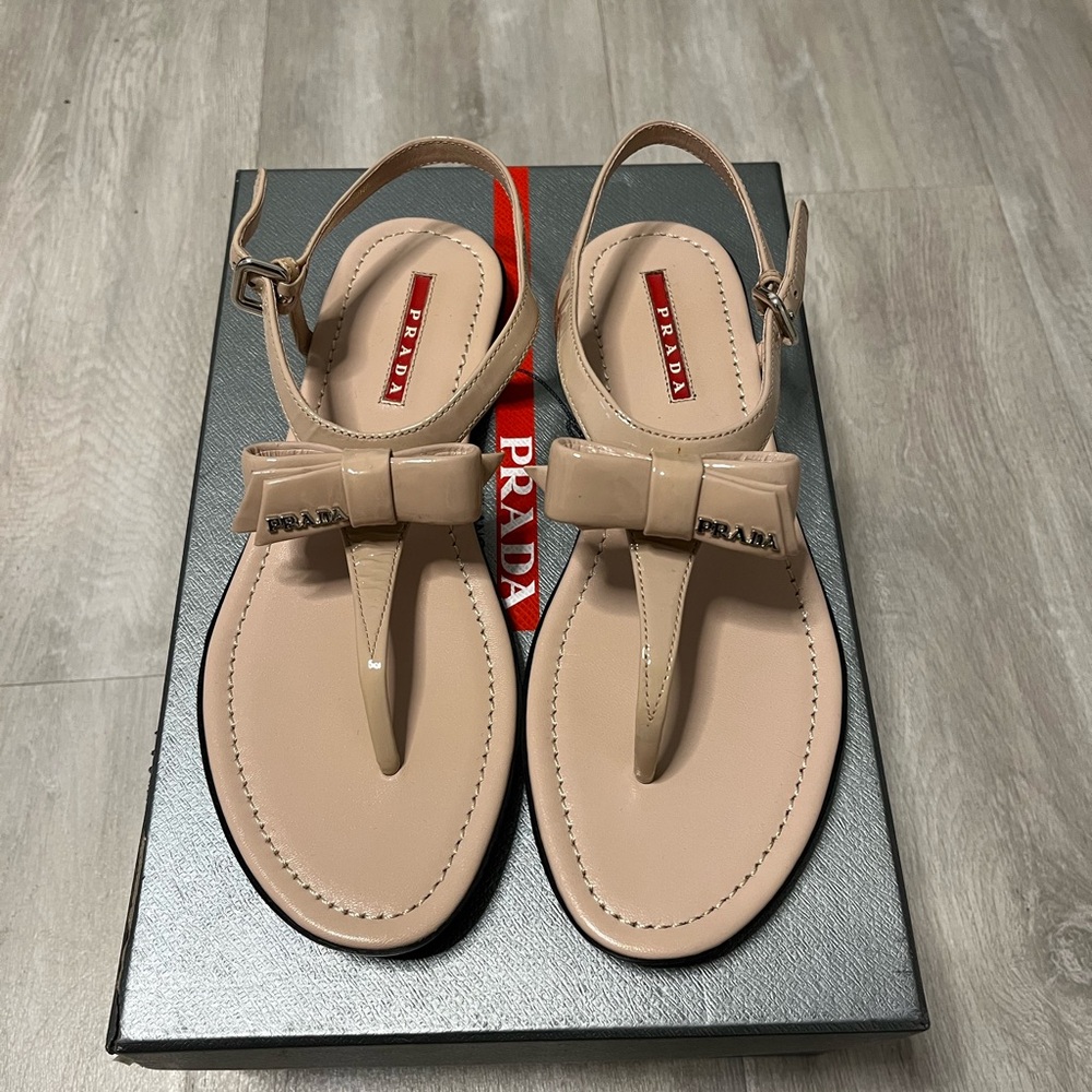 Prada Women's Nude Sandals - Picture 2 of 6